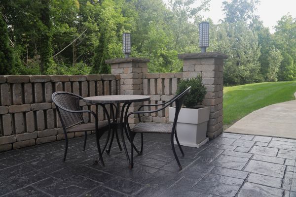 Stamped Concrete Patio Installation in West Chester