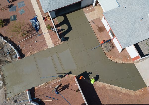 Cost of Concrete Driveway Finishing in West Chester